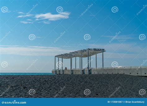 Waterfront Pier Lookout on Napier Beach Editorial Photography - Image of scenery, horizon: 173081087