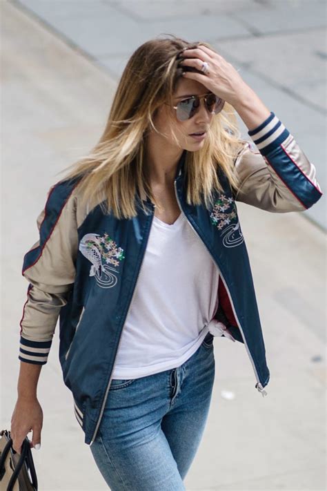 Satin bomber jacket outfit, Flight jacket | Bomber Jacket Outfit | Casual wear, Fashion blog ...