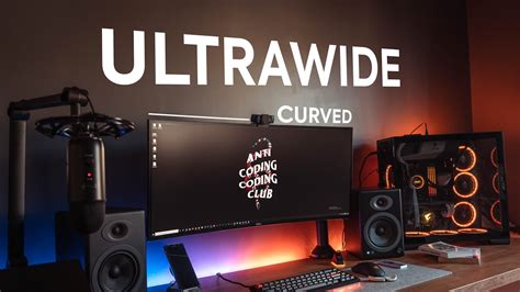 Are Ultrawide Curved Monitors Worth It? | Productivity Setup Monitor ...