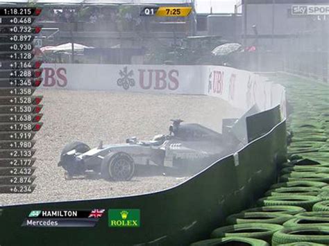 Lewis Hamilton crash: Hamilton crashes out of German Grand Prix qualifying in the latest ...