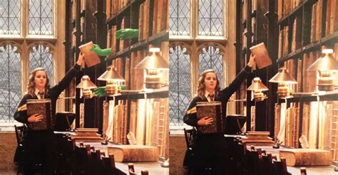 How they made books fly around the library in Harry Potter and the Half ...