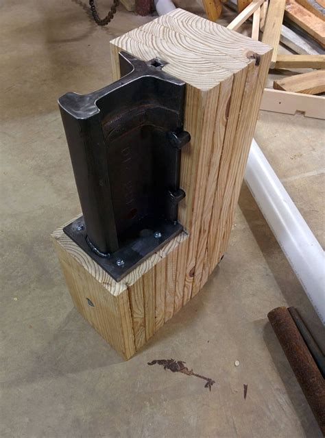 short sugar anvil stand - Google Search | Homemade forge, Metal shop ...