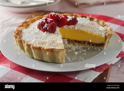 Manchester Tart Traditional food UK Stock Photo, Royalty Free Image: 49812810 - Alamy