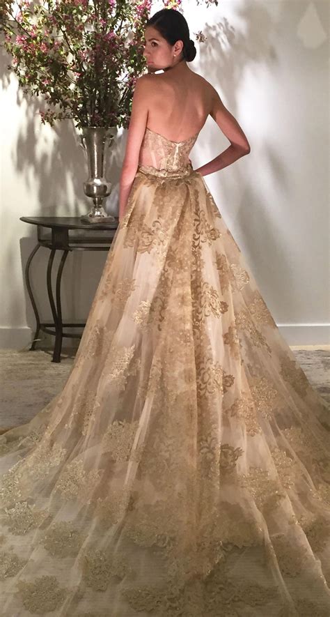 List Of Bride Gold Wedding Dresses Ideas - WEDNGID