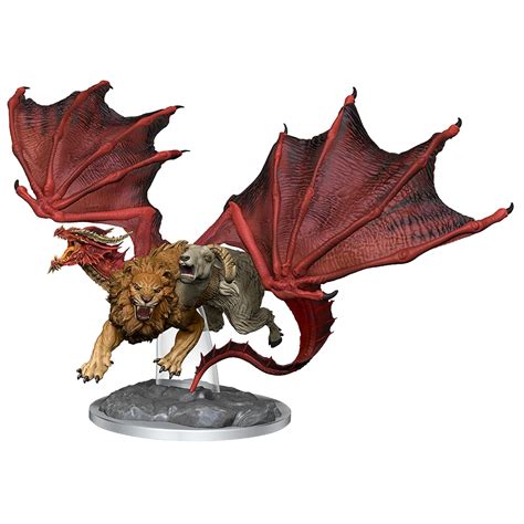 Buy WizKids Dungeons & Dragons Nolzur's Marvelous Miniatures: Paint Night Kit 7 - Chimera , Gray ...