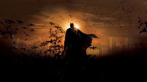 Download wallpaper 1920x1080 batman begins, movie, poster, dark, full ...