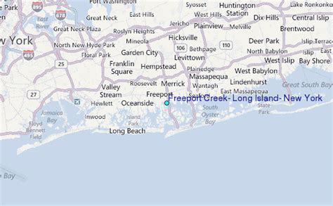 Freeport Creek, Long Island, New York Tide Station Location Guide