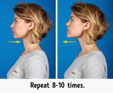 The 7 Most Effective Exercises to Get Rid of a Double Chin / Bright Side