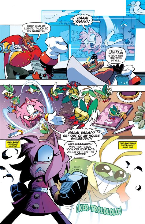 Amy gets trolled | Archie Sonic Comics | Sonic funny, Sonic adventure, Comic book layout