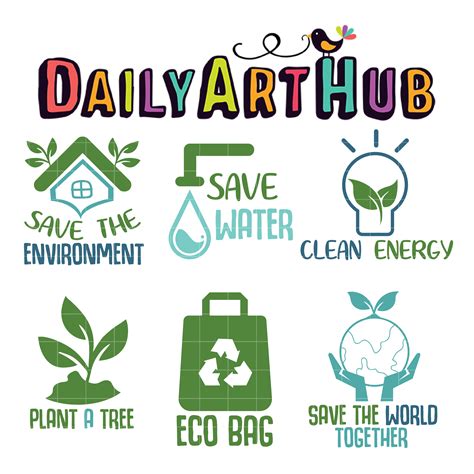 Save Earth Banner Clip Art Set – Daily Art Hub – Free Clip Art Everyday