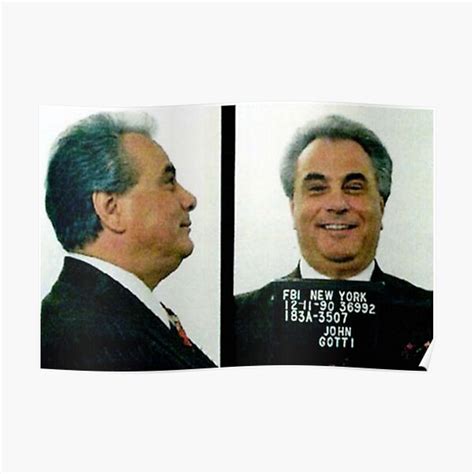 John Gotti Mug Shot Mugshot 2 Premium Matte Vertical Poster sold by Cathy Jones | SKU 40833713 ...