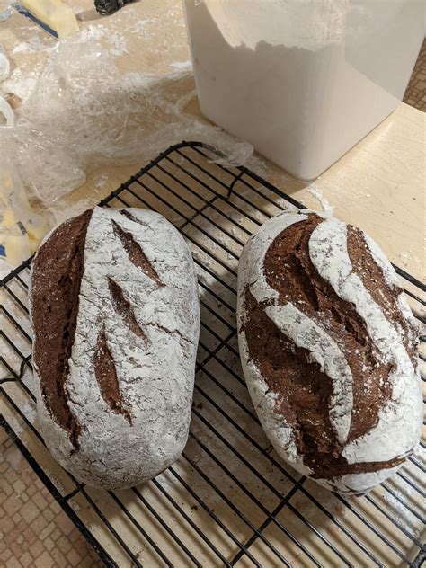 Sourdough pumpernickel! It smells so good. I can't wait to eat it!! - Dining and Cooking