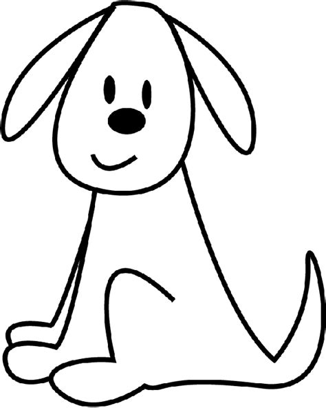 Easy Dog Drawings - ClipArt Best