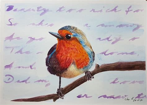 Eastern bluebird watercolor painting | Bluebird watercolor, Watercolor paintings, Watercolor