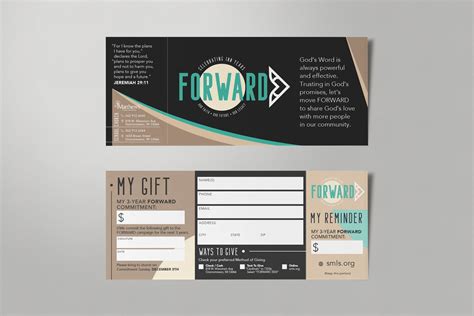 Pledge Cards & Commitment Cards | Church Campaign Design