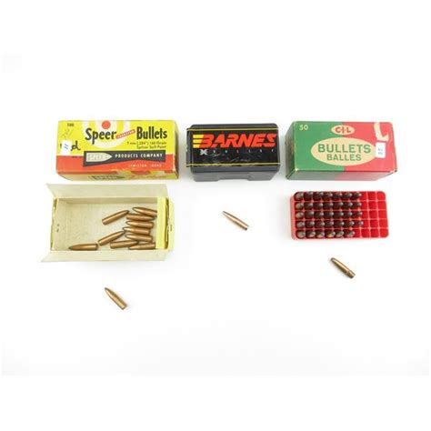 ASSORTED 7MM CAL BULLETS LOT