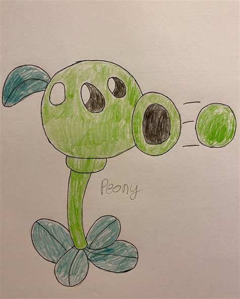 Old Drawing: Peashooter by Dollbunny02 on DeviantArt