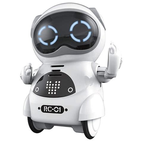 Robot de poche parlant interactif Dialogue reconnaissance vocale enregistrement chantant danse ...