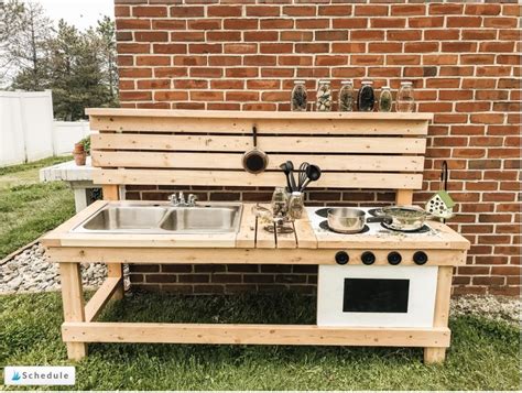 12 DIY Mud Kitchen Ideas {Simple & Beautiful} - Mommy Baby Play