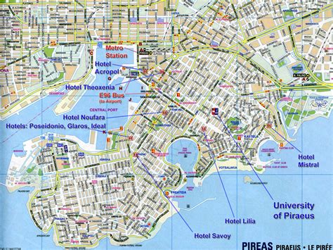 Piraeus Greece Map