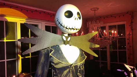 jack skellington animatronic sings "Jacks lament" custom reprogrammed nightmare before Christmas ...