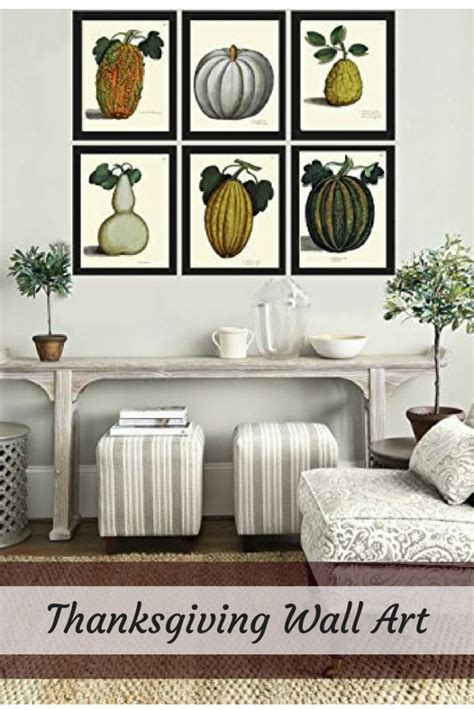 Thanksgiving Wall Art - Warm, Festive, and Attractive Holiday Wall Decor