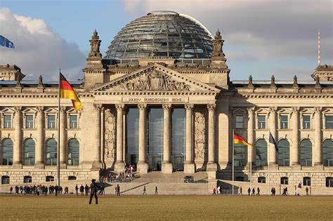 German Bundestag Building / The Reichstag Building Located In Berlin ...