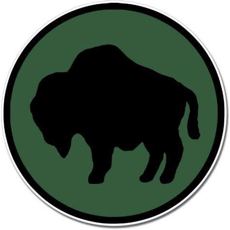 US Army Infantry 92nd Division Buffalo Soldiers Vinyl Sticker - AG Design