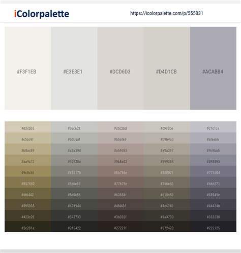 260+ Latest Color Schemes with White Smoke And Light Slate Gray Color tone combinations | 2023 ...