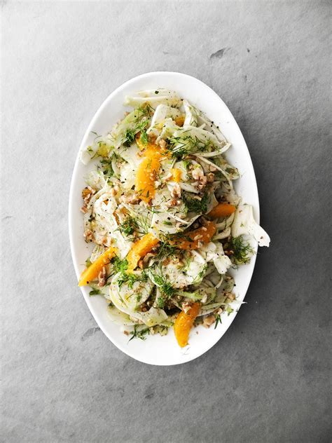 fennel orange and walnut salad - plate of slate | Recipe | Walnut salad ...