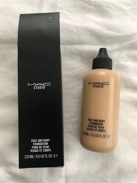 Brand New MAC Studio Face And Body Foundation Shade C2 120ml/ 4.0 us fl ...