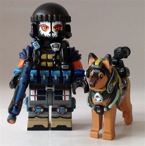 mein Lego Call of Duty Ghosts 💀💂‍♂️ 🦮Figur Logan Walker Lego & Riley Hund | Lego custom ...