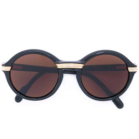 Cartier Round-Frame Sunglasses at 1stDibs | cartier round glasses ...