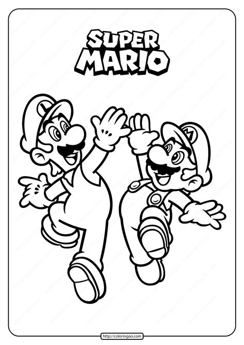 Super Mario Coloring Pages, Cartoon Coloring Pages, Free Coloring Pages ...