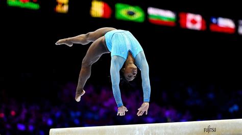 Simone Biles became first woman to land the Yurchenko double pike vault ...