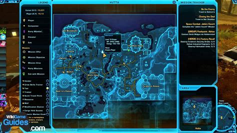 SWTOR Datacron Locations - Hutta (3 Datacrons, Presence +2, Aim +2, Blue Matrix Shard) - YouTube