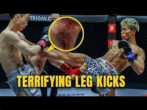 ONE Championship showcases some of its nastiest leg kicks