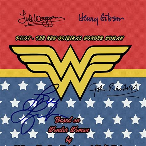 Wonder Woman 1975 - Pilot Transcript Limited Signature Edition | RARE-T