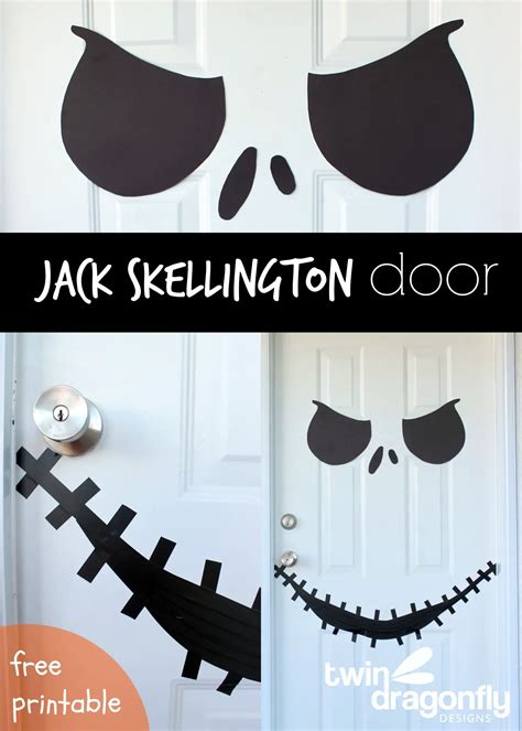 Jack Skellington Door - The DIY Life