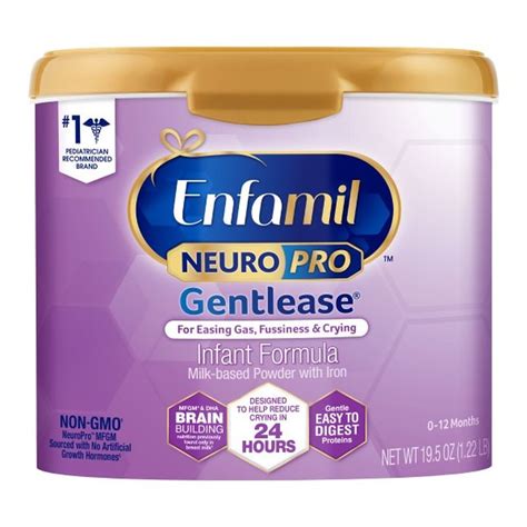 Enfamil® NeuroPro Gentlease Infant Formula - Reusable Powder Tub (19.5 oz) - Instacart