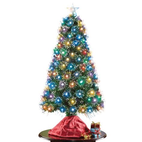 Collections Etc 47" Color-changing Led Fiber-optic Tree 23 X 23 X 47 : Target