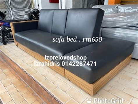 Modern sofa bed with storage, Furniture & Home Living, Furniture, Sofas ...