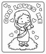 Jesus Loves Me Coloring Page Free At Netannaliseblog Blog sketch template