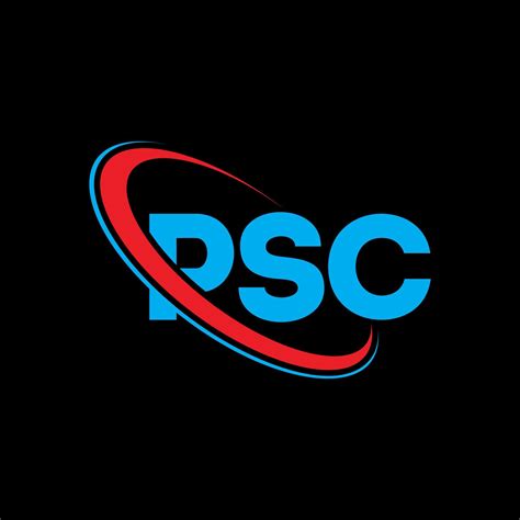 PSC logo. PSC letter. PSC letter logo design. Initials PSC logo linked ...