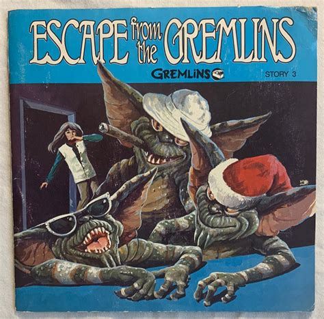 Escape From The Gremlins Gremlins Story 3 Book And Record | Etsy