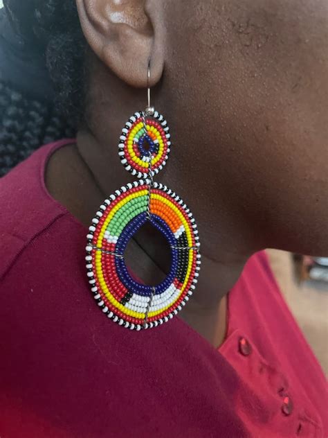 South African/ Zulu Style Earrings | Etsy