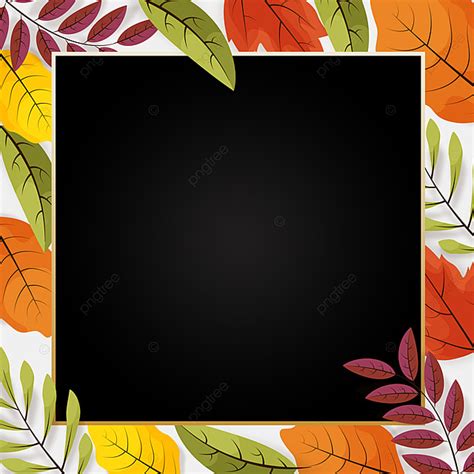 Autumn Borders PNG Picture, Heloo Autumn Border Frame, Autumn, Season, Fall PNG Image For Free ...