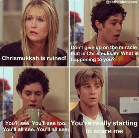 Chrismukkah!!! Love Seth Cohen for this:) | Tv show quotes, The oc, Tv ...