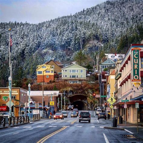 Downtown Ketchikan. Photo by: Karen Moody | Alaska travel, Alaska usa, Ketchikan alaska