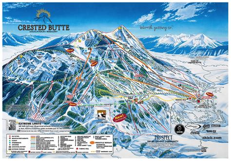 Crested Butte Trail Map | Colorado Ski Resort Maps